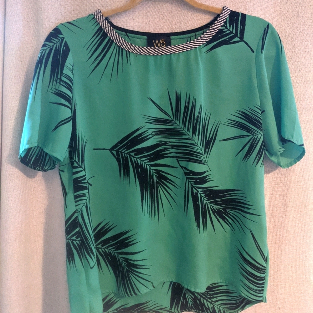 W5 M sized palm print blouse